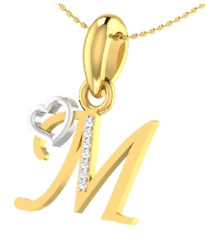 M Inital Pendent