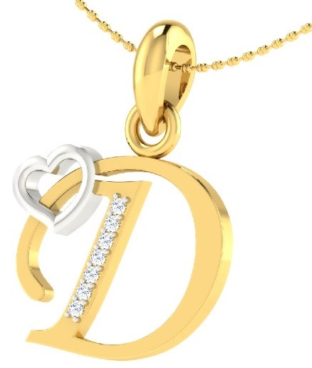 D Inital Pendent