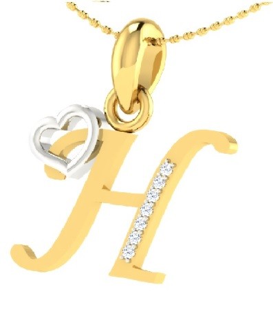 H Inital Pendent